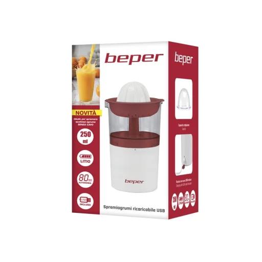 Beper P102EST100 USB nabíjateľný lis na citrusy - 8