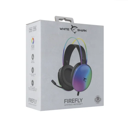 White Shark GH-2342 Firefly Black stereo herný headset - 8