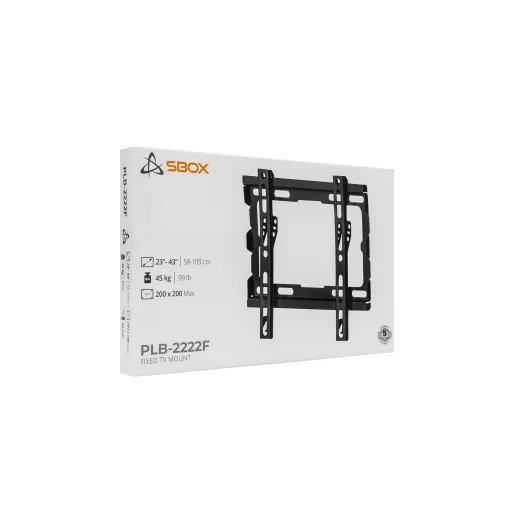 Sbox PLB-2222F-2 fixný držiak na TV - 7