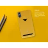 VixFox zadný kryt s vreckom na karty pre iPhone XR horčicovo žltý thumbnail