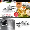Russell Hobbs RH00542EU7 Easy Strain 3-dielna sada hrncov thumbnail