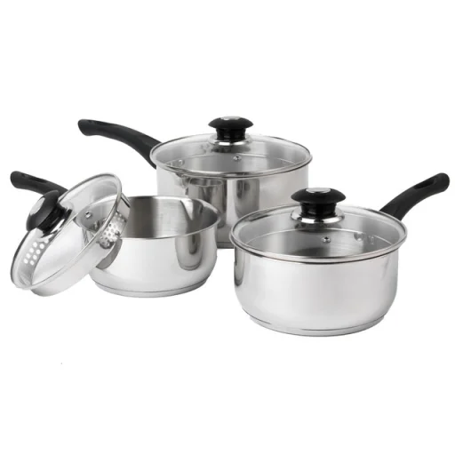 Russell Hobbs RH00542EU7 Easy Strain 3-dielna sada hrncov - 1