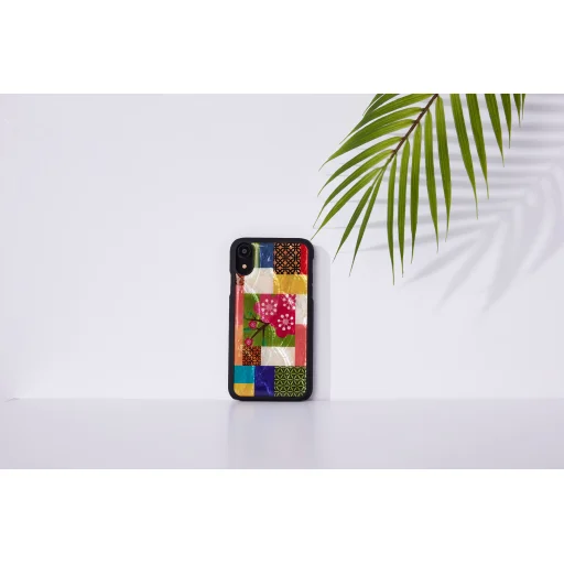 iKins SmartPhone puzdro na iPhone XR čerešňový kvet čierne puzdro - 5