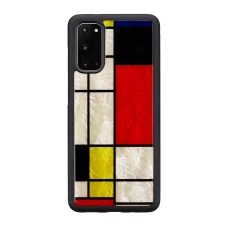 Puzdro iKins Samsung Galaxy S20 Mondrian Black