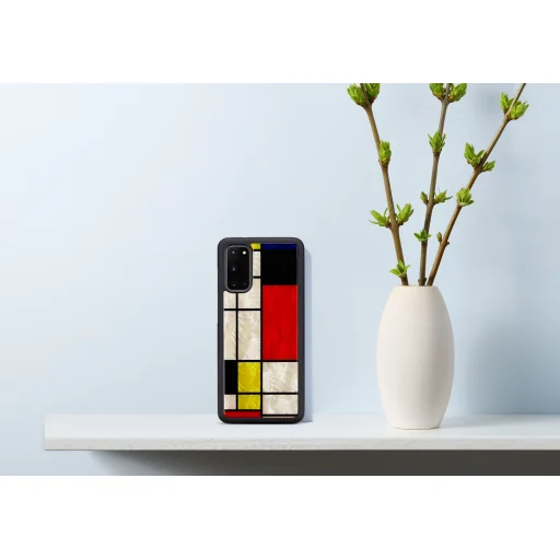 Puzdro iKins Samsung Galaxy S20 Mondrian Black - 5