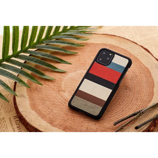 MAN&WOOD puzdro na iPhone 11 Pro Max corallina black - 3