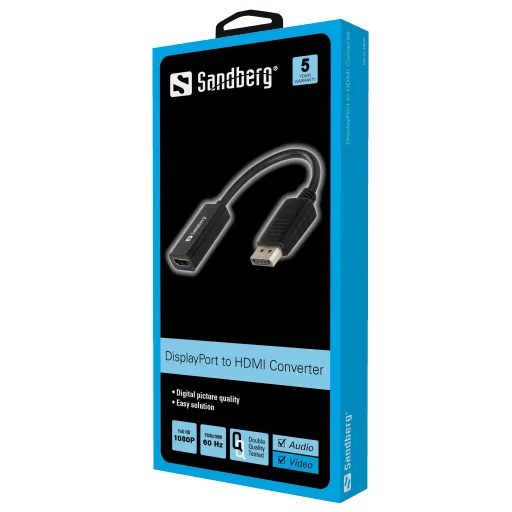 Sandberg 508-28 DisplayPort > HDMI adaptér - 2