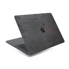Woodcessories EcoSkin Apple Pro-Touchbar 15 Volcano Black kamenný polep na notebook s koženým vzhľadom