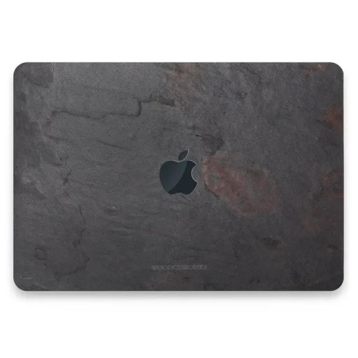 Woodcessories EcoSkin Apple Pro-Touchbar 15 Volcano Black kamenný polep na notebook s koženým vzhľadom - 2