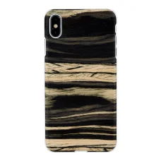 MAN&WOOD iPhone XS Max fehér ébenfa-fehér tok