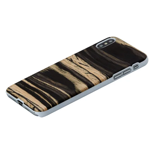 MAN&WOOD iPhone XS Max fehér ébenfa-fehér tok - 2