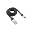 Sbox USB 2.0 - 8-pinový Lightning kábel 2.4A čierny/strieborný thumbnail