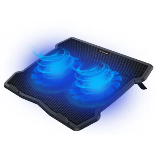 Tellur Cooling Pad Basic 15,6 chladiaca podložka pod notebook, s 2 ventilátormi, čierna - 2