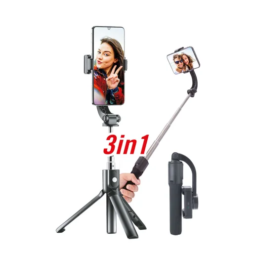 GoXtreme GS1 skladací gimbal pre smartfóny a akčné kamery - 1