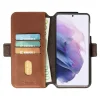 Krusell PhoneWallet Samsung Galaxy S21+ vintage koňakové flipové puzdro thumbnail