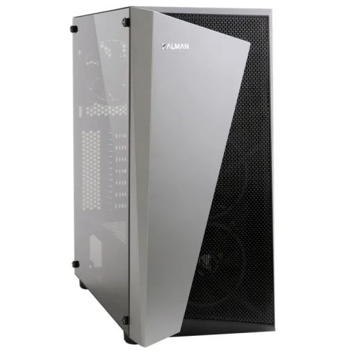 Zalman S4 Plus ATX počítačová skriňa so 120 mm RGB ventilátorom - 1