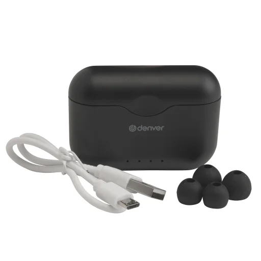 Denver TWE-37 Black bezdrôtové Bluetooth slúchadlá - 2
