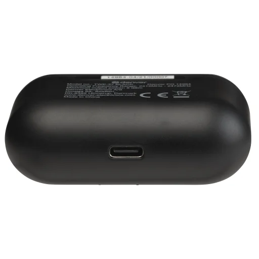 Denver TWE-37 Black bezdrôtové Bluetooth slúchadlá - 8