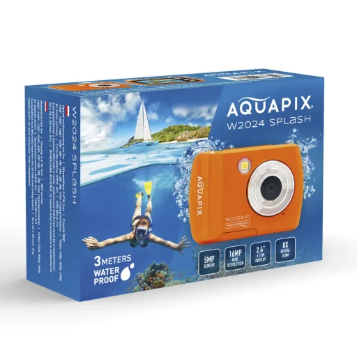 Easypix Aquapix W2024 Splash Orange vodotesný fotoaparát - 5