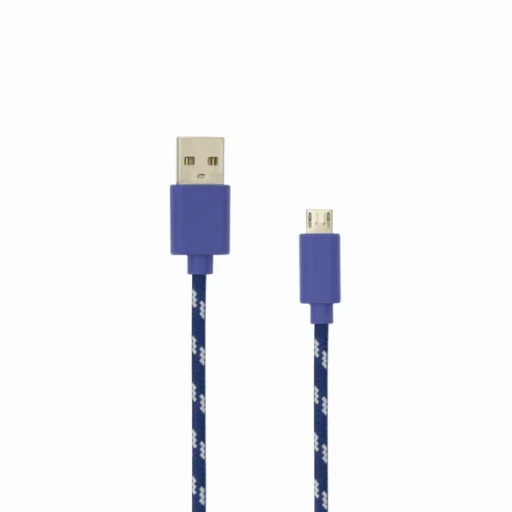 Sbox USB-1031BL USB–microUSB dátový kábel 1 m modrý - 3