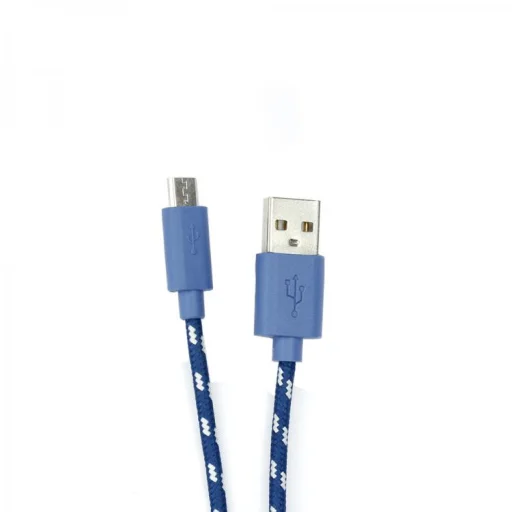 Sbox USB-1031BL USB–microUSB dátový kábel 1 m modrý - 1