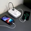 Tellur Smart WiFi predlžovací prívod s 3 zásuvkami, PD 30W, QC 18W, 2x USB 2.4A, 2500W, 10A, 2 m thumbnail