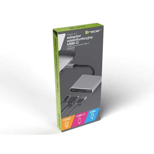 Tracer 46847 adaptér A-1 USB-C – HDMI/USB adaptér - 7