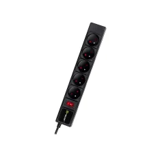 Tracer 47138 PowerGear 5 m čierny predlžovací prívod