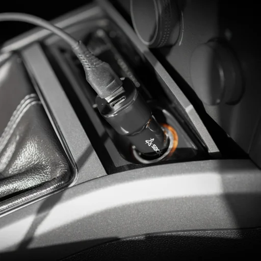 Sbox Car Charger CC-038 38W čierna autonabíjačka - 5