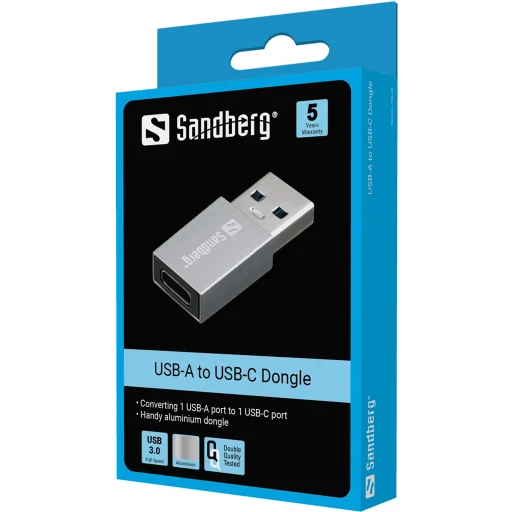 Sandberg 136-46 USB-A – USB-C adaptér - 2