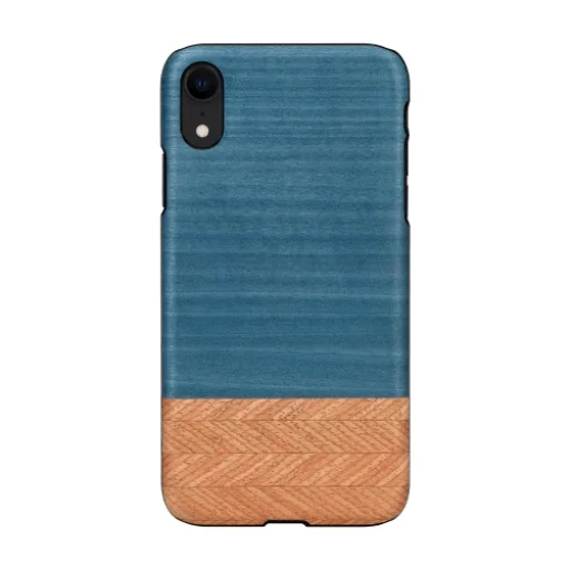 MAN&WOOD iPhone XR denim black puzdro - 1