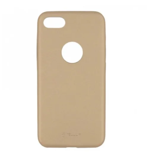 Tellur Slim kryt zo syntetickej kože pre iPhone 8 zlatý - 1