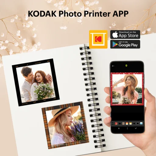 Kodak Mini Shot 3 Square Retro instantný fotoaparát a fototlačiareň žltý - 8