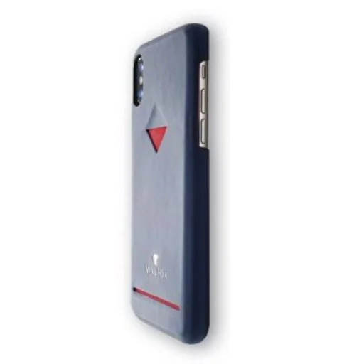VixFox zadný kryt so slotom na kartu pre iPhone XS Max tmavomodrý - 2