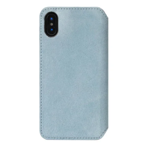 Krusell Broby 4 Card SlimWallet Apple iPhone X/XS modré vyklápacie puzdro - 3