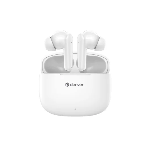 Denver TWE-48 White bezdrôtové Bluetooth slúchadlá - 1