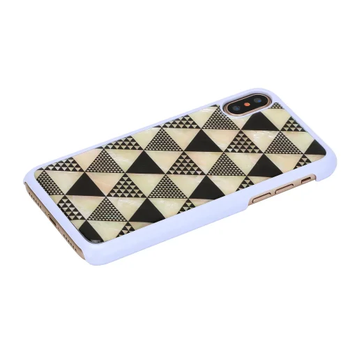 iKins flipové puzdro iPhone XS/S Pyramid White - 2