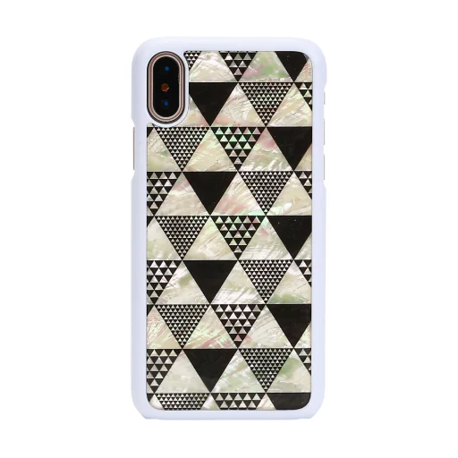 iKins flipové puzdro iPhone XS/S Pyramid White - 1