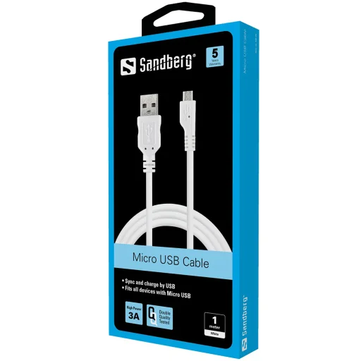 Sandberg 440-33 MicroUSB synchronizačný/nabíjací kábel 1 m - 2