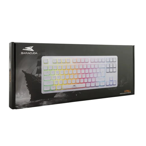 Baracuda BGK-01114 Krill White US klávesnica - 6