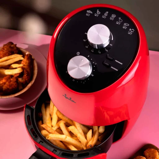 Jata JEFR1222 červená bezolejová teplovzdušná fritéza - 8
