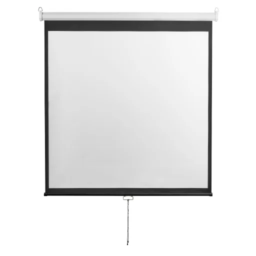 Sbox PSM-100-2 manuálne projekčné plátno (180x180 cm) - 1