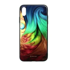 Tellur Cover Glass vzorovaný kryt pre iPhone XS MAX, mesmeric
