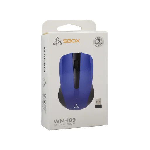 Sbox WM-109 Blue bezdrôtová optická myš - 6