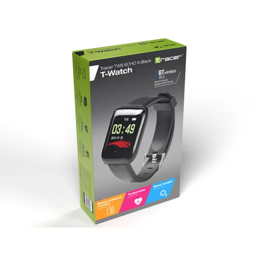 Inteligentné hodinky Tracer 47029 T-Watch TW6 ECHO X-Black - 7