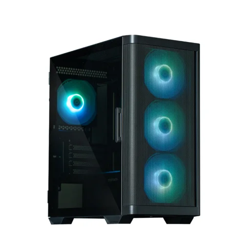 Zalman M4 ARGB x4 Black počítačová skriňa - 3