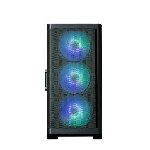 Zalman M4 ARGB x4 Black počítačová skriňa - 5