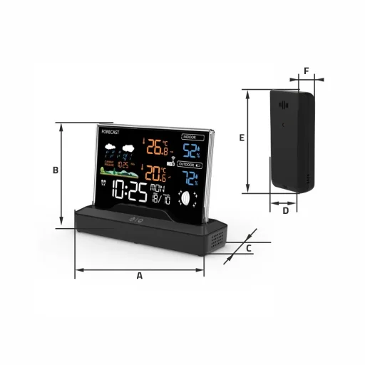 Meteostanica Manta MTO100B Windy Black - 3
