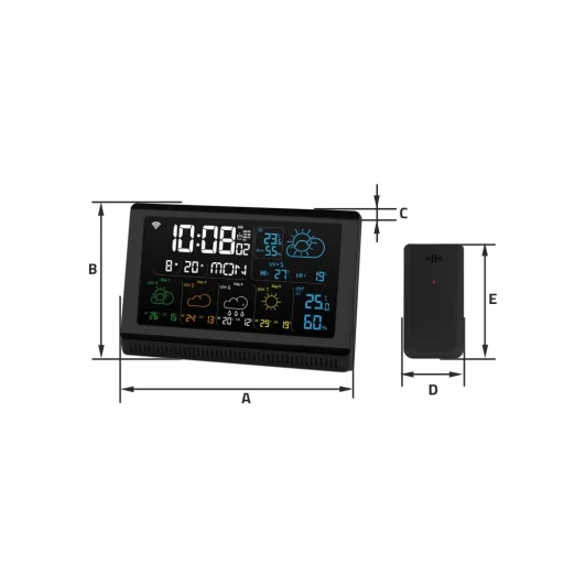 Manta MTO200B Windy Smart Black meteostanica - 4