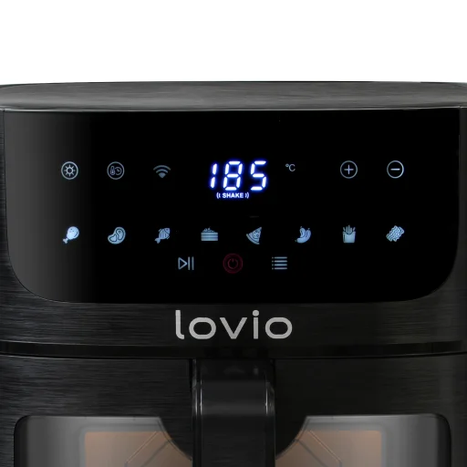 Lovio LVAF002BK PureFry XL Smart 6L čierna teplovzdušná fritéza - 5